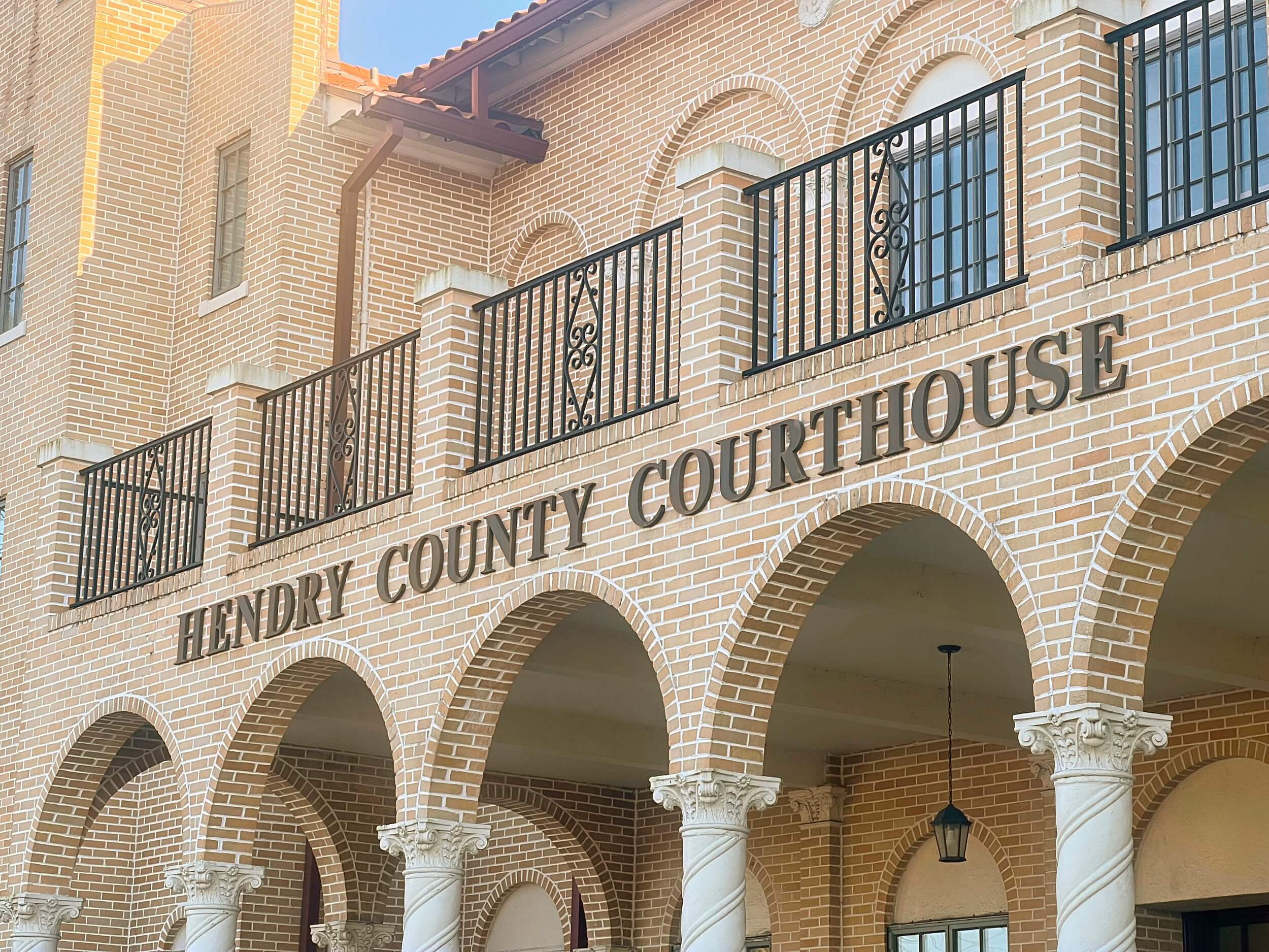 Hendry County Courthouse in LaBelle, Florida