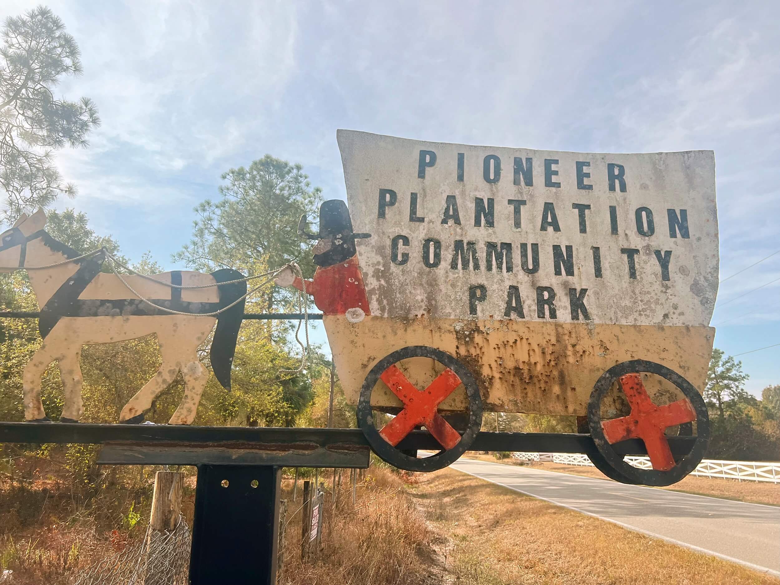 Community park in Pioneer Plantation, Hendry County
